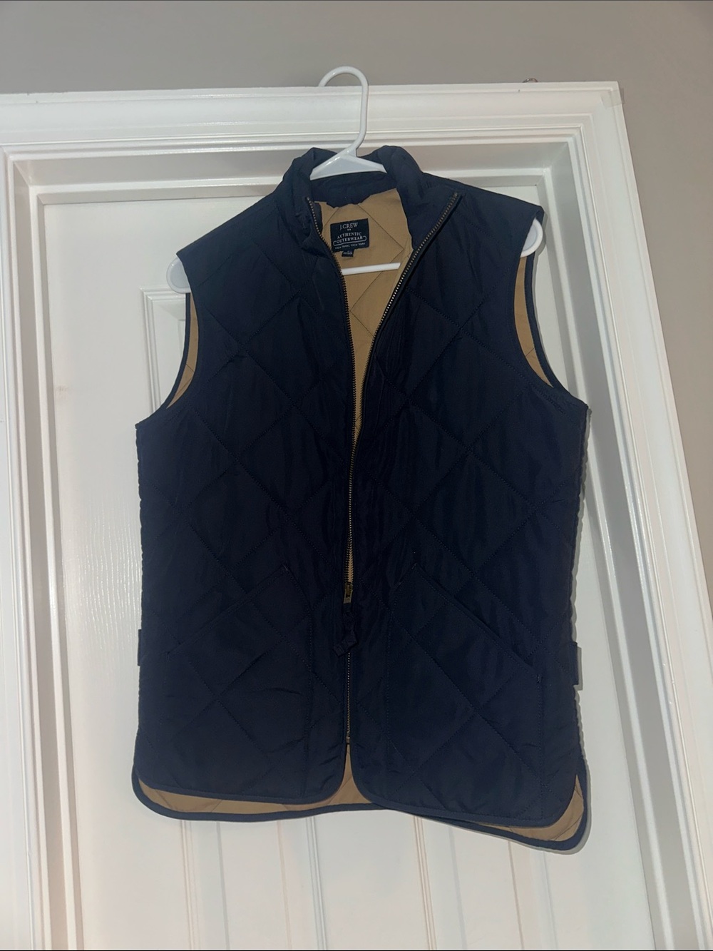 J. crew authentic outerwear quilted vest